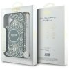 Guess GUHMP16SHCPOFPA iPhone 16 6.1 zielony/green hardcase IML Flowers Allover Electro With Pearl Strap MagSafe